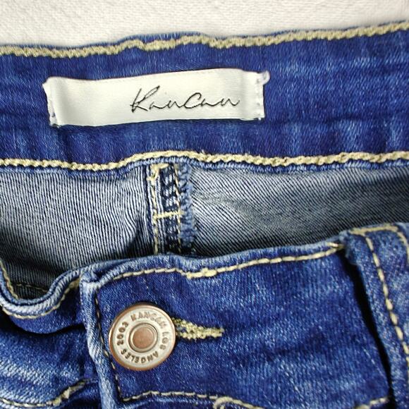KanCan Dark Wash Skinny Jeans Size 11 Used Good Condition - Picture 6 of 8
